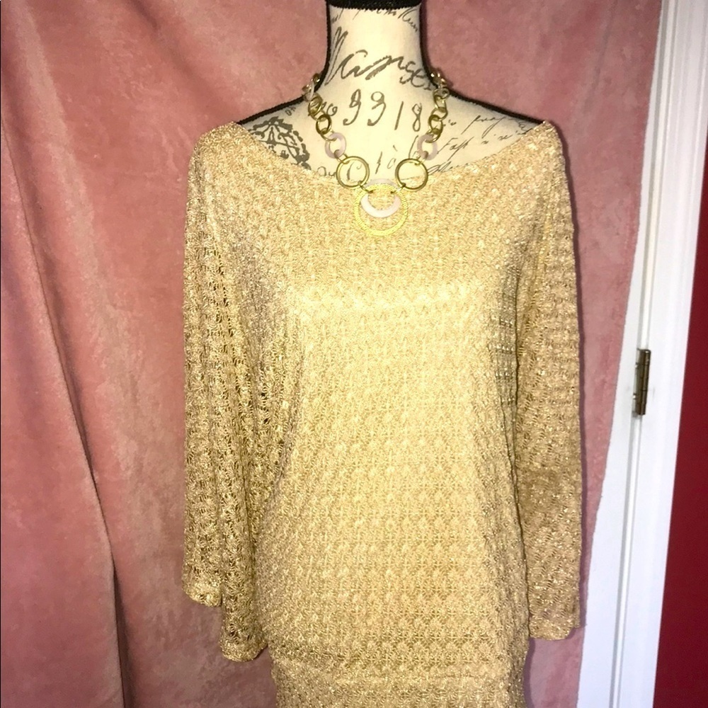 Beautiful gold colored blouse